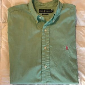 Green Polo Button Down